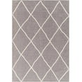 thumbnail image 2 of Hauteloom Amani Living Room, Bedroom Machine Washable Area Rug - Bohemian Modern Farmhouse - Moroccan Trellis - Gray, White - 7'10" x 10'1", 2 of 10