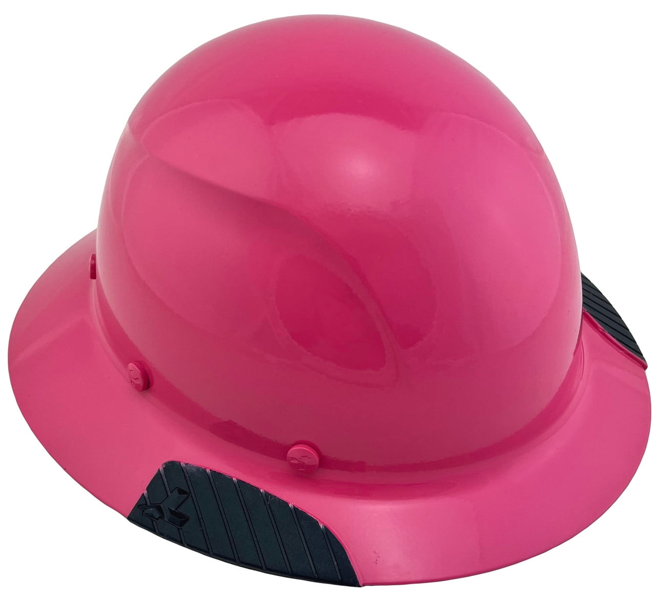 DAX Fiberglass Composite Hard Hat - Full Brim Hot Pink with Tote