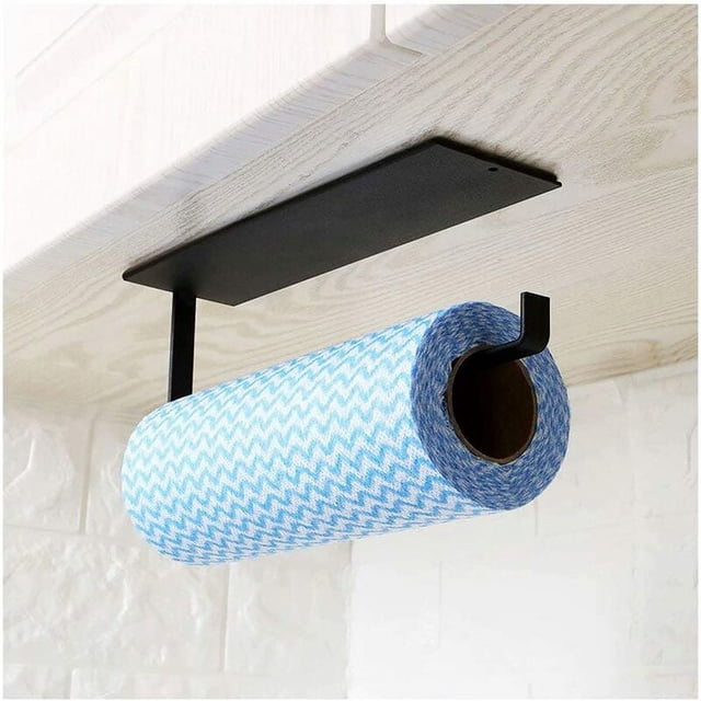 Soporte para papel de cocina autoadhesivo, portarrollos de cocina montado en la pared