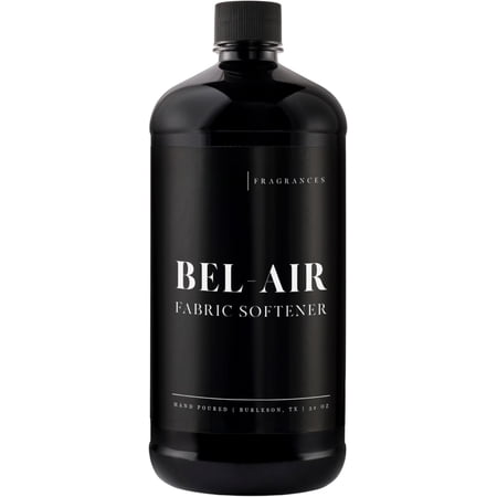 Fragrances - Luxury Scented Liquid Fabric Softener (Bel-Aire) 32 Oz - Crafted with Clean Ingredients - Reduces Static, and Softens Clothes - Safe for Fabrics and