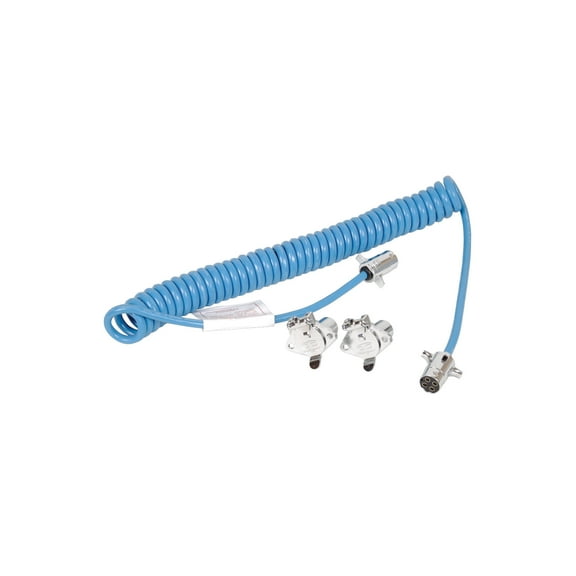 Demco 9523004 4-Way Auxiliary Coiled Lighting Cable