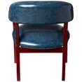 thumbnail image 3 of Boss Office Captains Chair in Blue and Mahogany, 3 of 5