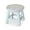 Antique White, variant on Carved Rubberwood Stool with Queen Bee Design / Ideal for Kids' Steps, Ottomans or Drinks Tables
