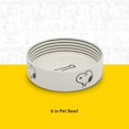 thumbnail image 3 of Cuenco para perro Peanuts 17 cm Snoopy con diseño de hueso – loza, 3 of 6
