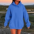 thumbnail image 2 of Womens Oversized Hoodies Cute Sweatshirts Fleece Hooded Pullover Tops Sweaters Casual Comfy Fashion Outfits Clothes,S, 2 of 5