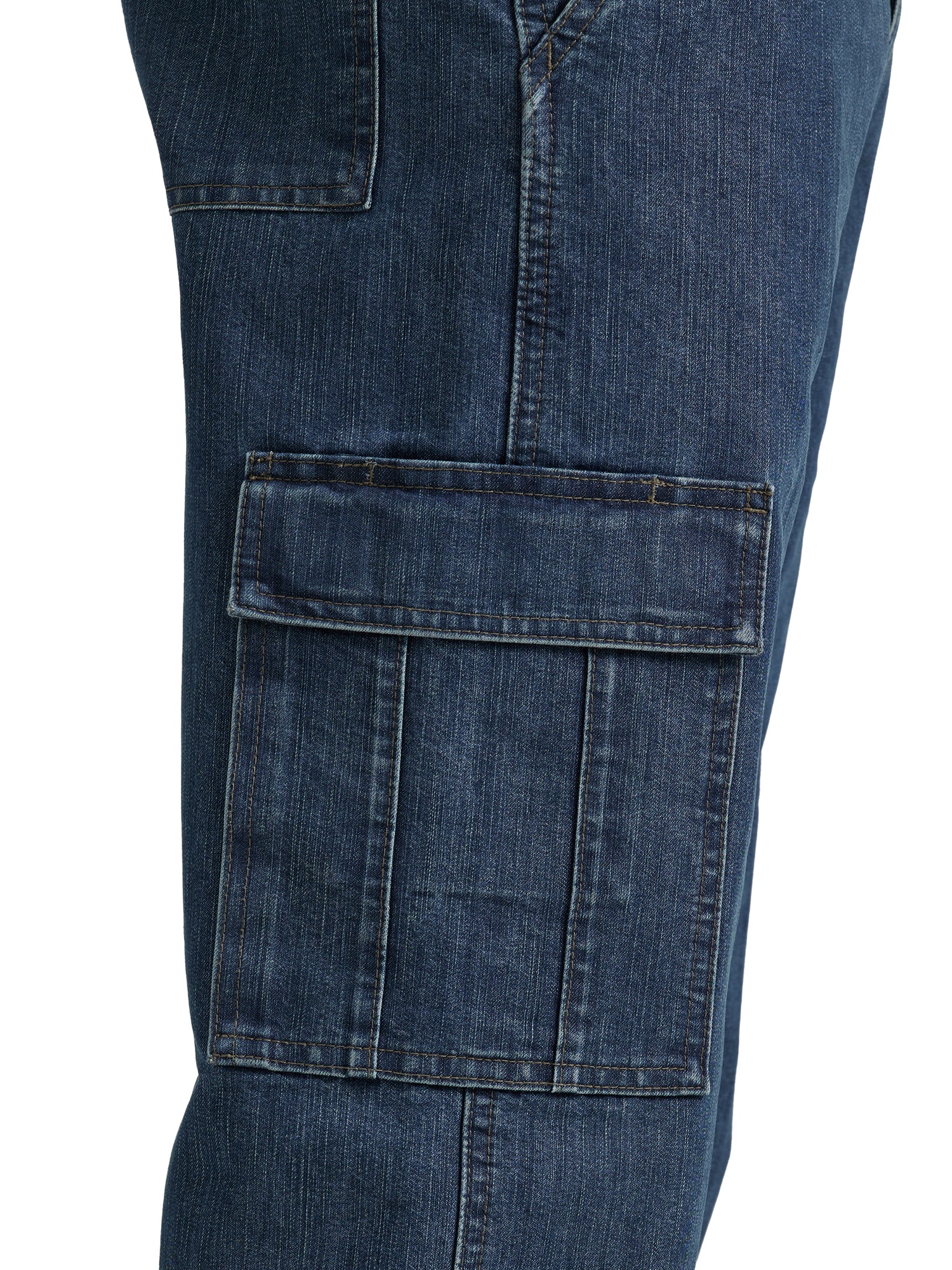 Wrangler Men's Relaxed Fit Cargo Jeans, Khaki photo 5