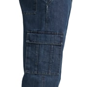 Wrangler Men's and Big Men's Relaxed Fit Wide Leg Cargo Jean