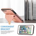 thumbnail image 5 of Crossbody Wallet Women Case for iPhone 7 Plus, iPhone 8 Plus,Credit Card Holder with Should Strap,Premium PU Leather Purse Metal Buckle Folio Flip Cover For iPhone 8 Plus/7 Plus, Rosegold, 5 of 8