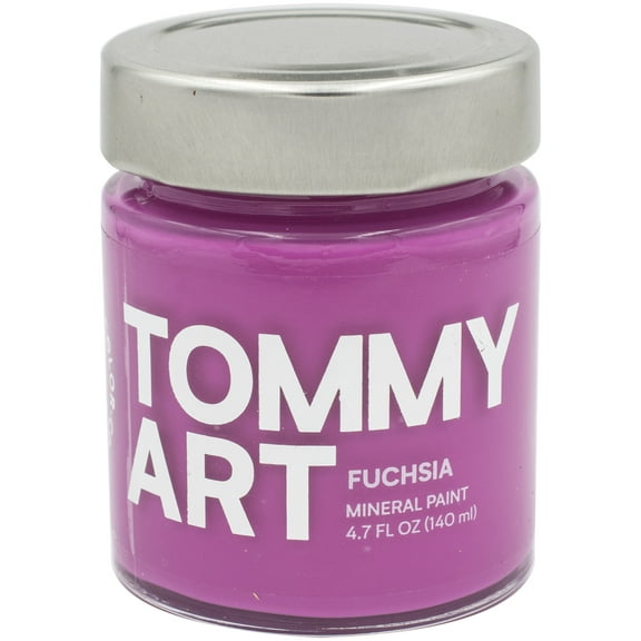 Tommy Art Chalk-Based Mineral Paint 140ml-Fuchsia