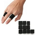 thumbnail image 2 of Huanledash 10Pcs Stretchy Finger Protector Sleeve Support Arthritis Sport Aid Guard Band, 2 of 7