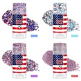thumbnail image 6 of Clearance! 2026 Red White and Blue Glitter Stick, Patriotic USA Flag Star Glitter for Independence Day, 4th of July Accessories, 4th of July Outfits for Women Men Teens(C), 6 of 6