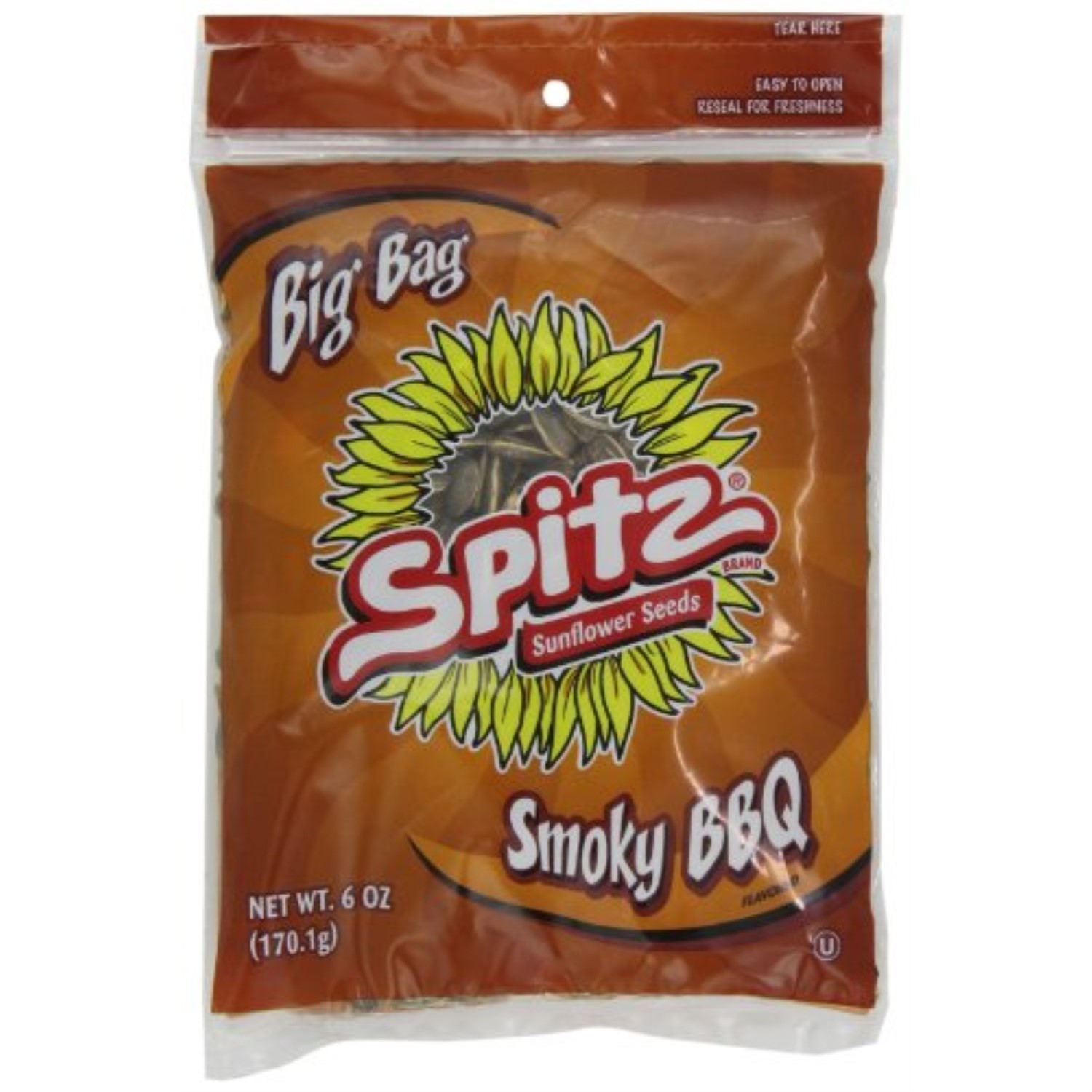 Spitz Smoky Bbq Sunflower Seeds, 6Ounce (Pack of 12)