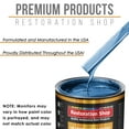 thumbnail image 4 of Intense Blue Metallic Quart URETHANE BASECOAT CLEARCOAT Car Auto Body Paint Kit, 4 of 6