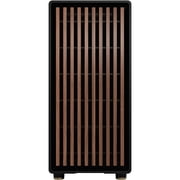 Fractal Design North Charcoal Black Chassis with Walnut Front and Mesh Side Panel ATX Mid Tower Computer Case