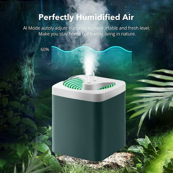 RAPOBRIX 3L New Humidifier Diffuser with Nightlight - 3-in-1 Cool Mist 3 Levels Quiet Auto-Off USB for Bedroom/Large Room/Office