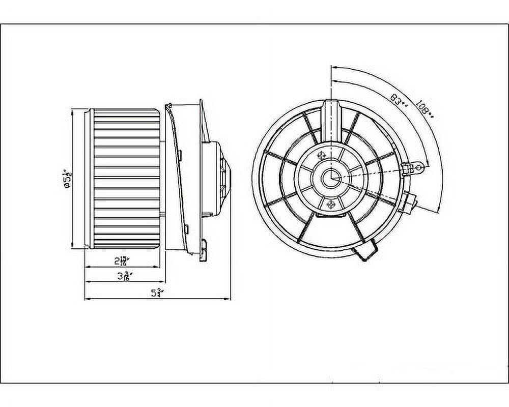 HVAC Blower Motor Fits select: 2008-2013 NISSAN ROGUE, 2007-2012 NISSAN SENTRA