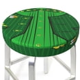 thumbnail image 3 of Kdxio St Patrick's day Stool Covers Round,Stretch Round Bar Stool Covers Washable Bar Stool Cushion Slipcover for 12-15 Inch Chair-14 inch, 3 of 7