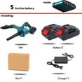thumbnail image 2 of 2200W 2 IN 1 Foldable Electric Air Blower Cordless Handheld Leaf Computer Dust Collector Power Tool For 18V Battery ,Long Lasting, 2 of 7