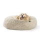 thumbnail image 1 of Cama para perros SAVFOX Calming Plush Donut de piel sintética para perros pequeños, 1 of 6
