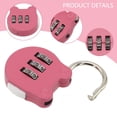 thumbnail image 3 of Weather Resistant Zinc Alloy Combination Lock for Cabinets and Trolleys, 3 of 11