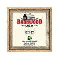 thumbnail image 2 of Farmhouse Style Rustic Picture Frame - Reclaimed Wood Photo Frame – Signature Wall Picture Frames for Living Room, Bedroom, Office Display - Décor Made in USA Natural Weathered Gray 5" x 7", 2 of 8