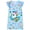 Blue unicorn, variant on 3-12Y Girls Flutter Sleeve Unicorn Nightgown Soft Kids Nightdress Pajamas for Toddler to Big Girl Nightie Dress