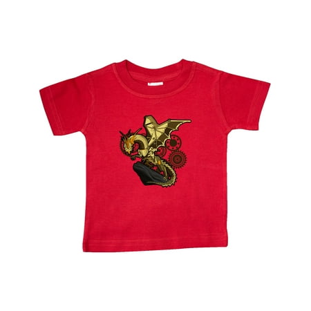 

Inktastic Steampunk Dragon Gift Baby Boy or Baby Girl T-Shirt