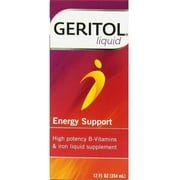 4 Pack Geritol liquid High Potency Vitamin & Iron Supplement 12oz Each