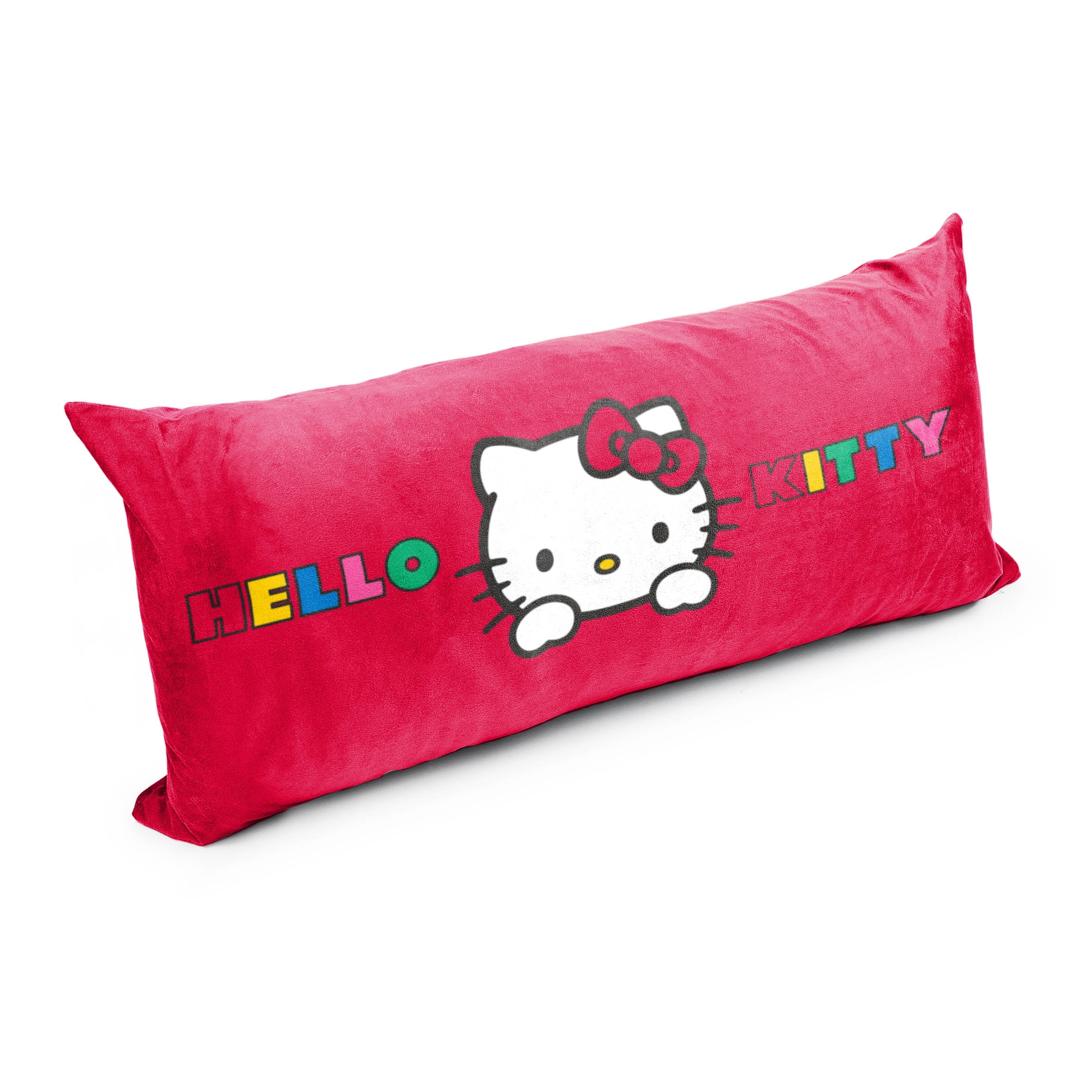 Hello Kitty Soft Plush Polyester Velboa Body Pillow for Kids