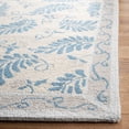 thumbnail image 4 of SAFAVIEH Martha Stewart Fern Frolic Floral Wool Area Rug, Plumage Blue, 9' x 12', 4 of 9