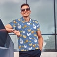 thumbnail image 4 of Balery Chicken Family Camisa Polo de Hombre con Estampado, de Manga Corta y Tejido Medio, Camisa Tipo Golf Polo-X-Large, 4 of 6