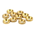 thumbnail image 3 of 10 Uds M4 junta de arandelas de cabeza avellanada anodizada aleación de aluminio dorado, 3 of 9