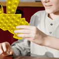 thumbnail image 3 of Pop Pop Fidget Toy It Bubble Sensory Cute Yellow Silicone Alivia el estrés TDAH Ansiedad Regalo Niño Niño Adolescente Niñas (Pikachu) 20 * 18.5 cm JM, 3 of 7