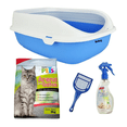 thumbnail image 2 of Kit Para Gato Con Arenero Pala Neutralizador Belug Blanco Azul, 2 of 4
