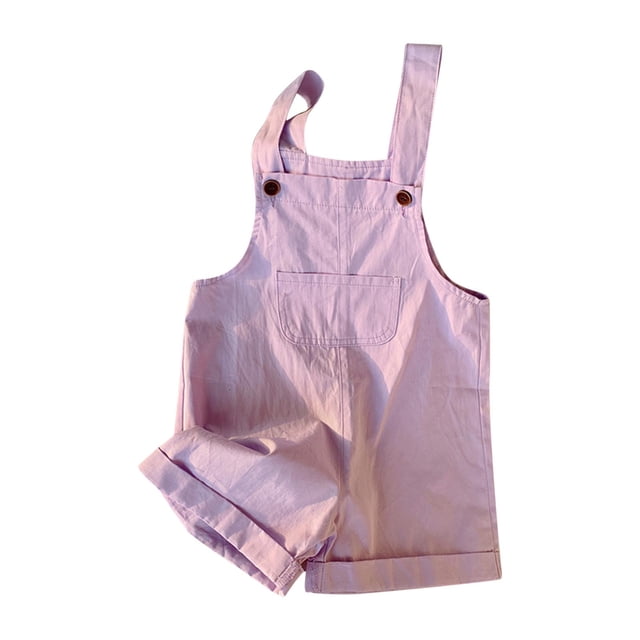 Plebaso Combinaison Short Décontractée d'Été Sans Manches pour Filles, Couleur Unie, à Bretelles Spaghetti, avec Poches