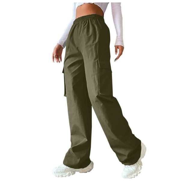 jovati Cargo Pants Women Womens Cargo Trousers Work Wear Combat Safety  Cargo 6 Pocket Full Pants