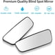thumbnail image 4 of 2Pcs 360 Rotate Blind Spot Mirror, Linkstyle Adjustabe Waterproof HD Glass Blind Spot Side Mirror 360 Wide Angle Side Rear View Mirror for Car Truck S, 4 of 5