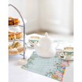 thumbnail image 4 of Easter Eggs Kitchen Dish Towels for Drying Dishes Set of 2, Spring Botanical Flowers Eucalyptus Leaf Wood Waffle Weave Microfiber Hand Tea Bathroom Towels Quick Dry & Absorbent Towel 12x12, 4 of 7