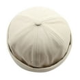 thumbnail image 2 of AKEGAMN Men's Mechanic Solid Brimless Casual Sailor Hat, White One Size, 2 of 4