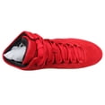 thumbnail image 3 of Mens Under Armour Curry 1 Lux Mid Suede Red Black 1296617-600, 3 of 7