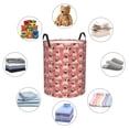 thumbnail image 6 of Goofa Cute French Bulldog Printed Circular Hamper,Laundry Basket with Handles,Storage Baskets Foldable,Large Capacity Laundry Hamper-, 6 of 8