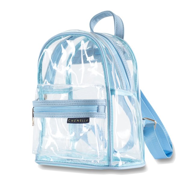 Amka Macaroon 10" Mini Clear Backpack, Turquoise