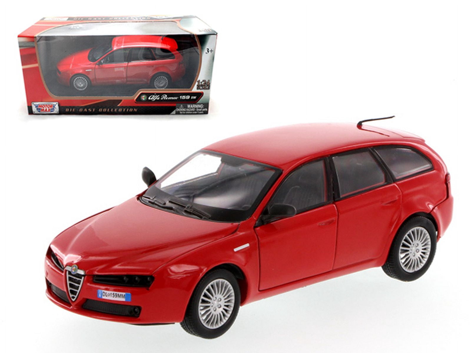 Alfa Romeo 159 SW Silver 1/24 Diecast Car Model by Motormax