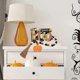 thumbnail image 3 of CHAO Corona de cuentas de madera para Halloween, guirnalda de cuentas rústica de granja, bandeja con cuentas escalonadas, decoración, naranja, 3 of 5