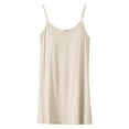 thumbnail image 5 of Women's V Neck Nightgown with Built-in Bra Comfortable Summer Sleep Dress Soft Strap, 5 of 6