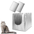 thumbnail image 1 of Liner F compatible con la caja de arena plegable Modkat, forros reutilizables para caja de arena abatible, forro F para caja de arena para gatos (paquete de 2), 1 of 8