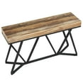 thumbnail image 4 of Yardi Yarda Farmhouse Console Table, 55" Sofa Table Wood Entryway Table, Wood & Black, 4 of 5