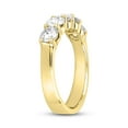 thumbnail image 3 of London Fine Jewelry Diamond 5 Stone Anniversary Rings for Women on Solid 14K Gold, 3 of 7