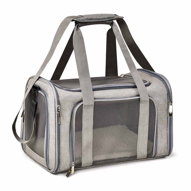 Bolsa De Viaje Para Perros Y Gatos, Transportador Portátil Para Mascotas, Transportador Plegable Para Cachorros, Cómodo Bolso Para Mascotas Para Viajes Al Aire Libre Monstrate PT001696-03