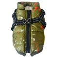 thumbnail image 1 of PENGXIANG Dog Coat with Harness Winter Dog Coat Fleece Dog Jacket Waterproof Dog Coat Zipper Dog Jacket Puppy Coat with Reflective Harness for All Dogs Green Large, 1 of 11